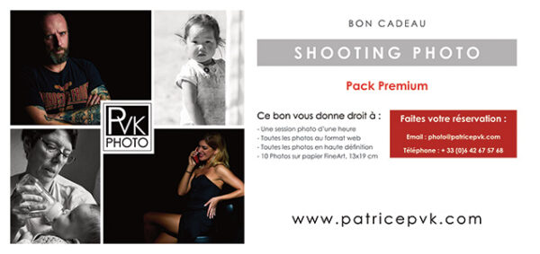 Bon cadeau session photo